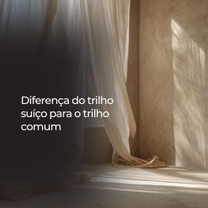 Diferença do trilho suíço para o trilho comum