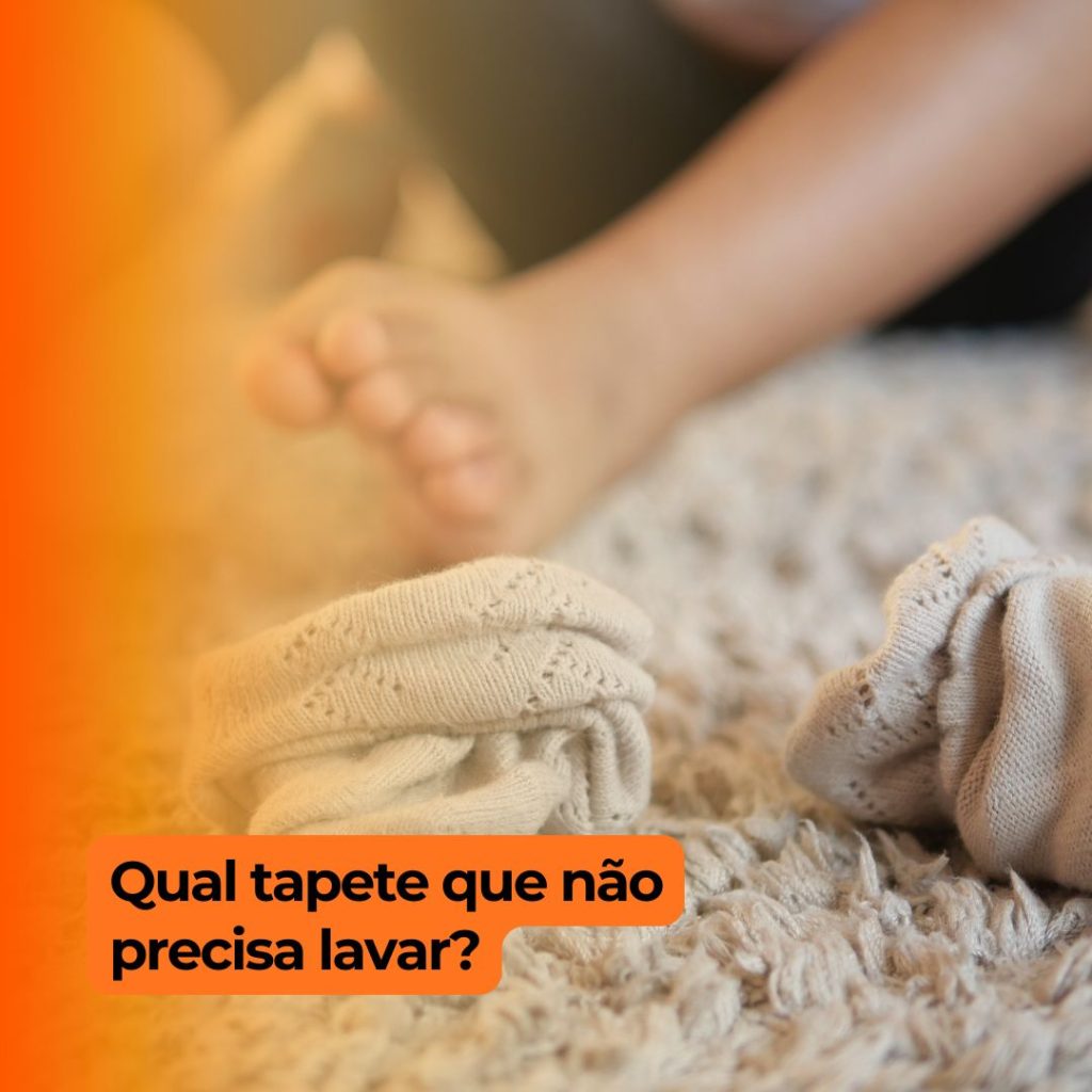 Qual tapete que não precisa lavar?