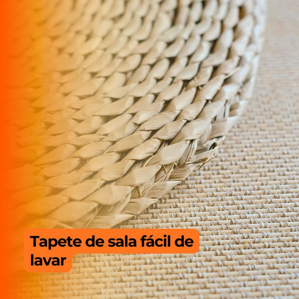 Tapete de sala fácil de lavar