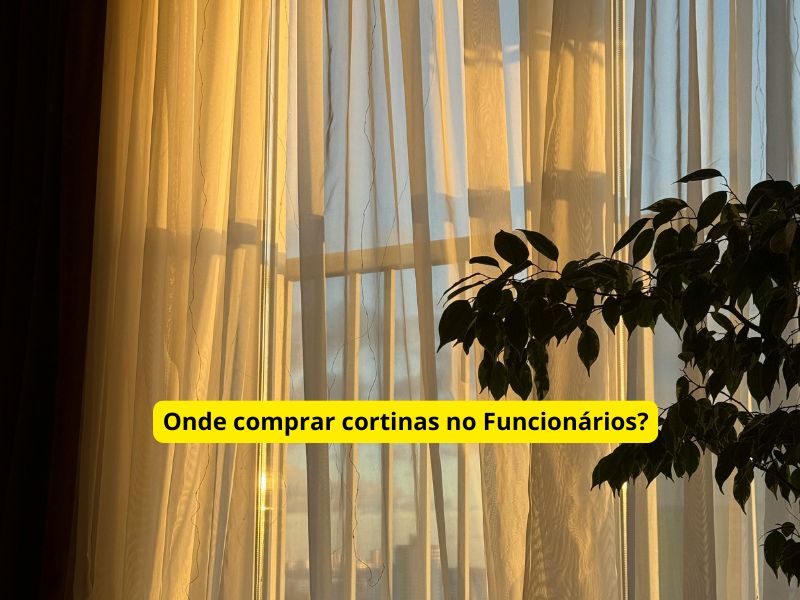 Onde comprar cortinas no Funcionários?