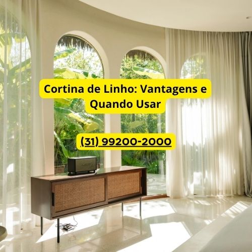 Cortina de Linho